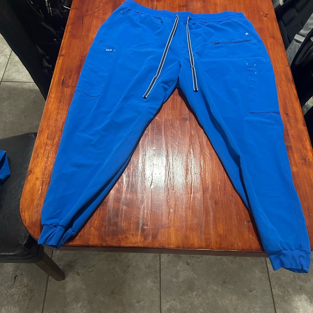 Women’s Dolan Royal Blue Scrub Pants Joggers
